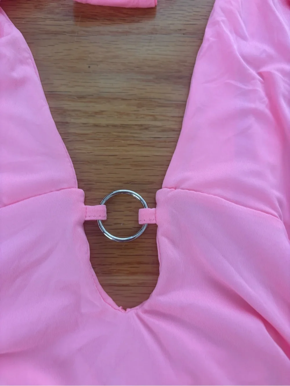 Pink mini dress